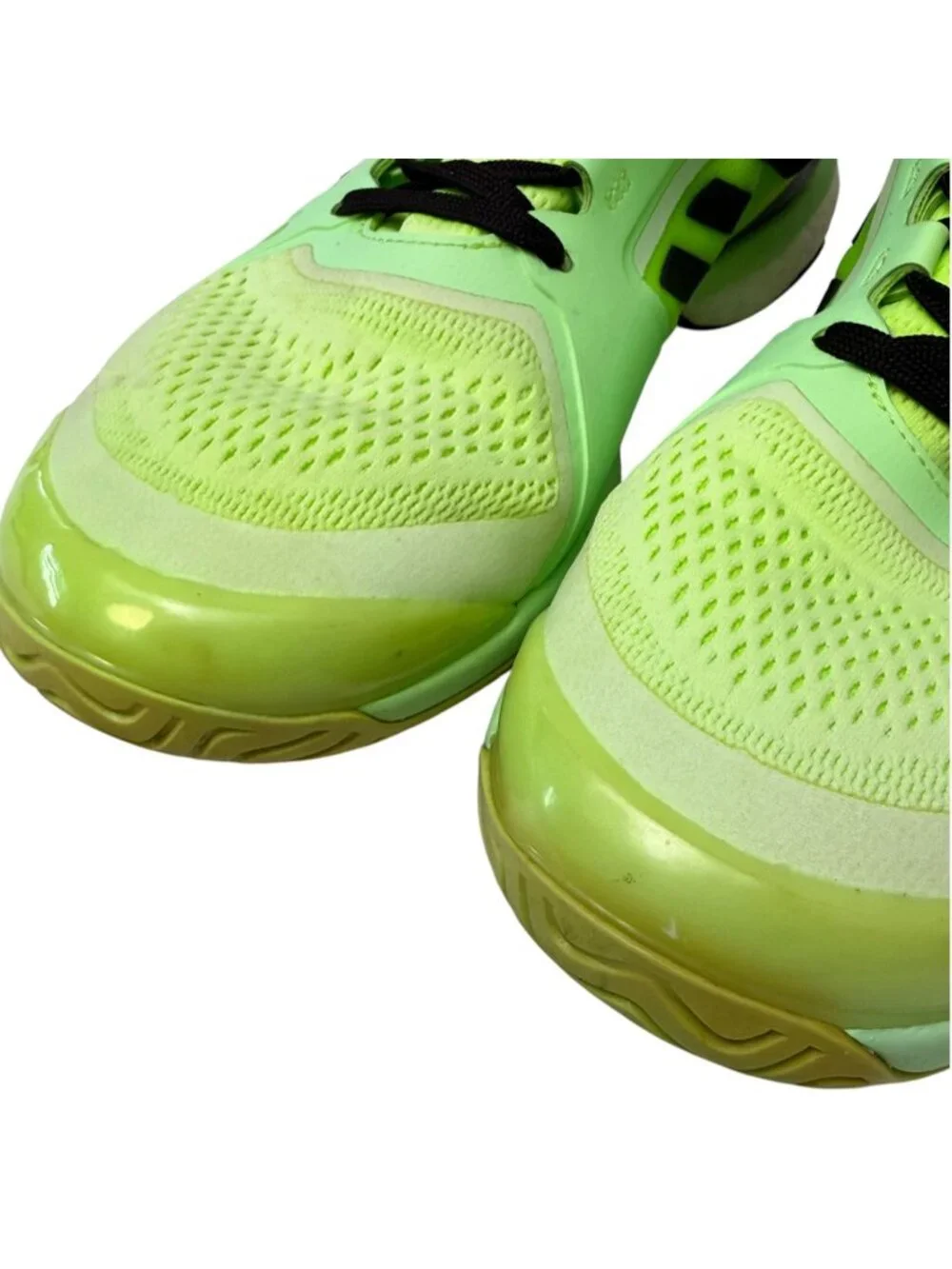 Adidas Stella McCartney Womens 10 Lime Green Black Sneakers GZ8494